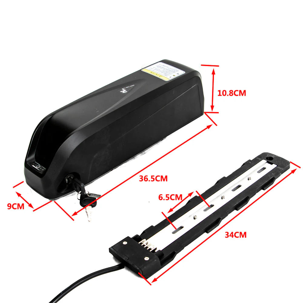 EUNORAU 52V17AH Down Tube Ebike Battery For Conversion Kit