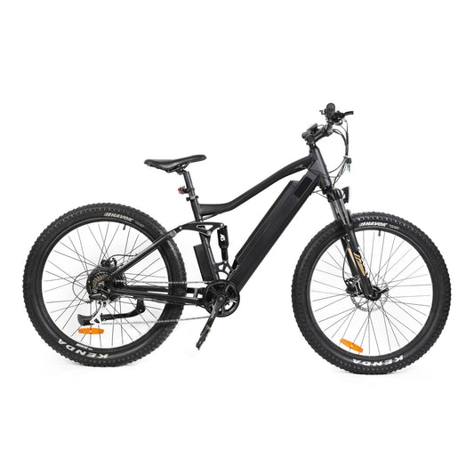 2021 UHVO Mountain 27.5"x3" Fat Tire 350W 36V/10.4AH Electric Bike (Black) - Zestyebikes
