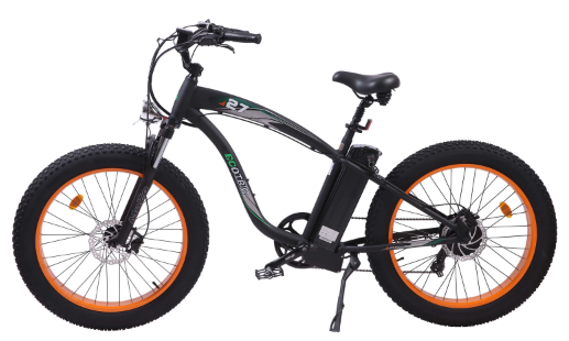 UL Certified-Ecotric Hammer Electric Fat Tire Beach Snow Bike - Orange